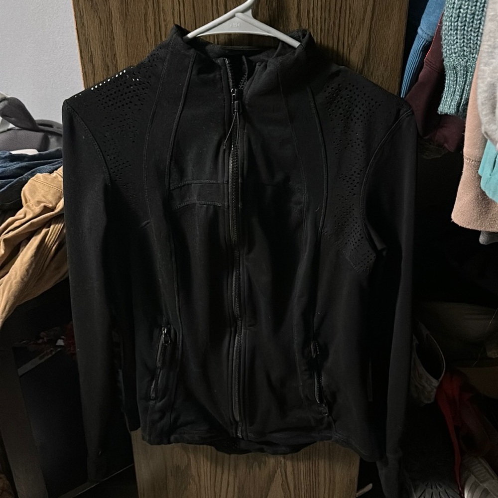 Black zip up sweatshirt